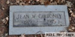 Jean W Gibboney