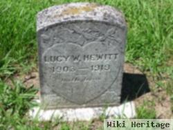 Lucy W Hewitt