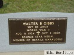 Walter B Gibbs