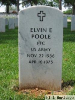 Pfc Elvin E Poole