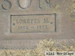 Loretta M Benson