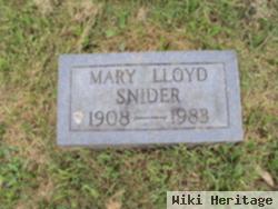 Mary Lloyd Snider