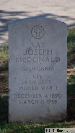 Ray Joseph Mcdonald