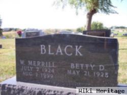 W. Merrill Black