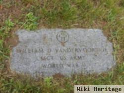 William D Vandervoort, Jr