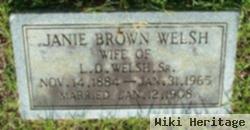 Janie Brown Welsh