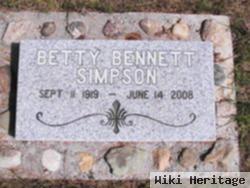 Betty Bennett Simpson