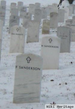 F Sanderson