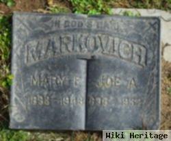 Joseph A "joe" Markovich