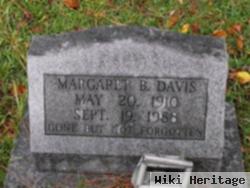 Margaret B Davis