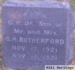 G H Rutherford, Jr