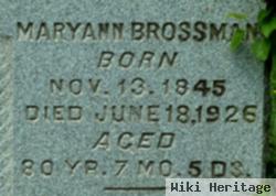 Mary Ann Kohl Brossman