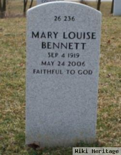 Mary Louise Mulhollen Bennett