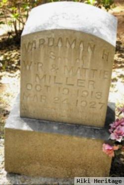 Vardaman H Miller