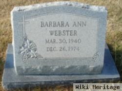 Barbara Ann Webster