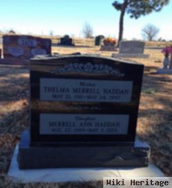 Thelma Merrell Haddan