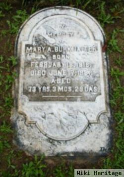 Mary A. Burkhalter