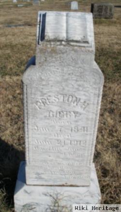 Preston H. Bigby