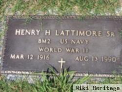 Henry H Lattimore, Sr