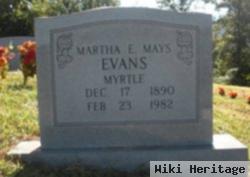 Martha E. Mays Evans