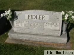 Harold C Fidler