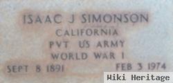 Isaac J Simonson