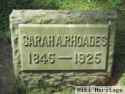 Sarah A. Rhoades