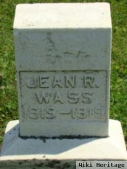 Jean R Wass