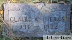 Claire W Dierks