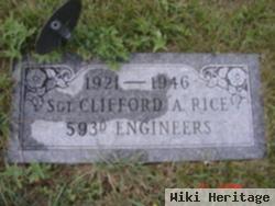 Sgt Clifford A Rice