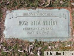 Rose Etta Whitby