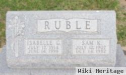 Isabelle G Wood Ruble