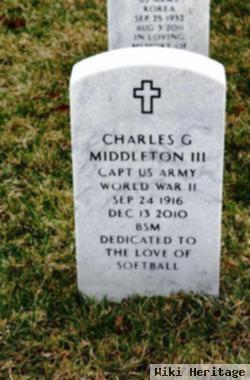 Capt Charles G. Middleton, Iii