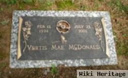 Vertis Mae Mcdonald