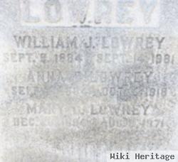 William J Lowrey