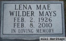 Lena Mae Wilder Mays