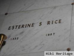 Esterine S Rice