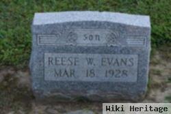 Reese W Evans