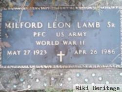 Milford Leon Lamb, Sr