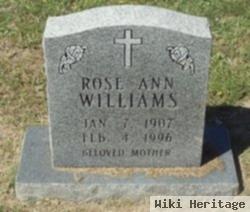 Rose Ann Williams