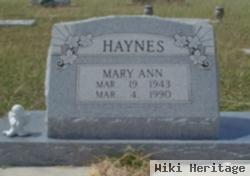 Mary Ann Haynes
