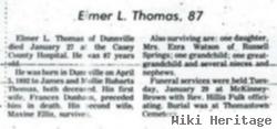 Elmer L Thomas