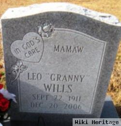 Leo "granny" Johns Wills