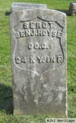 Sgt Benjamin Franklin Royse