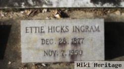 Ettie Percie Hicks Ingram