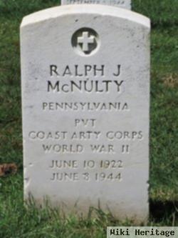 Pvt Ralph J. Mcnulty