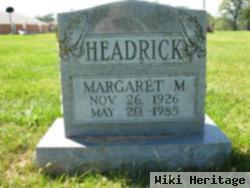 Margaret M Headrick