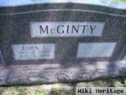 John T Mcginty