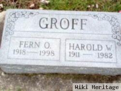 Harold Wesley Groff