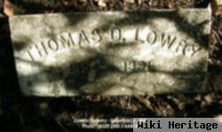 Thomas D. Lowry